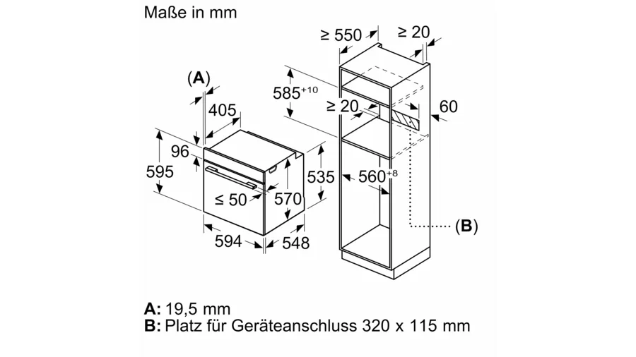 Constructa CX5VS601, EINBAU-BACKOFEN-SET, CA323255 + CF4A60062